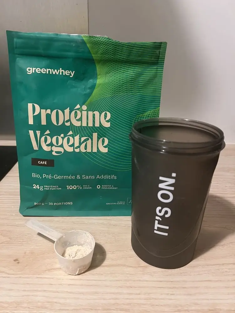 Protéine Végétale GreenWhey belle alternative végane mon avis goût miscibilité conservation