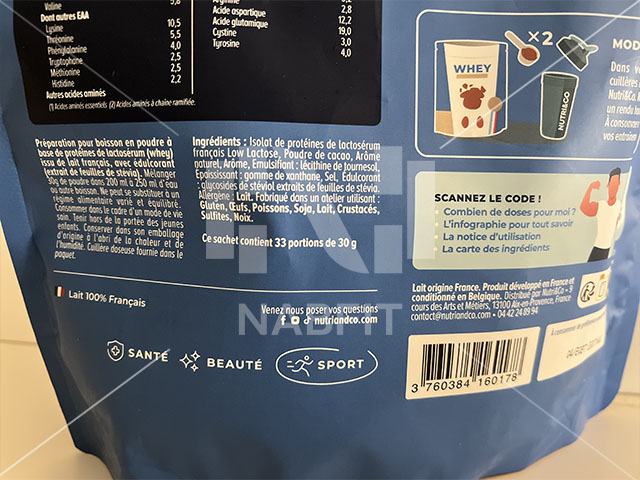 Whey Isolat Native Nutri&Co  doit-on laisser tenter par cette whey made in France composition liste ingrédients