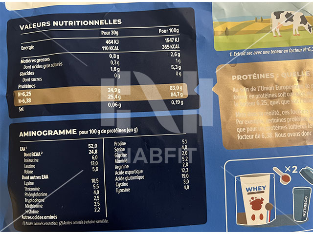 Whey Isolat Native Nutri&Co  doit-on laisser tenter par cette whey made in France valeurs nutritionnelles amminogramme protéines