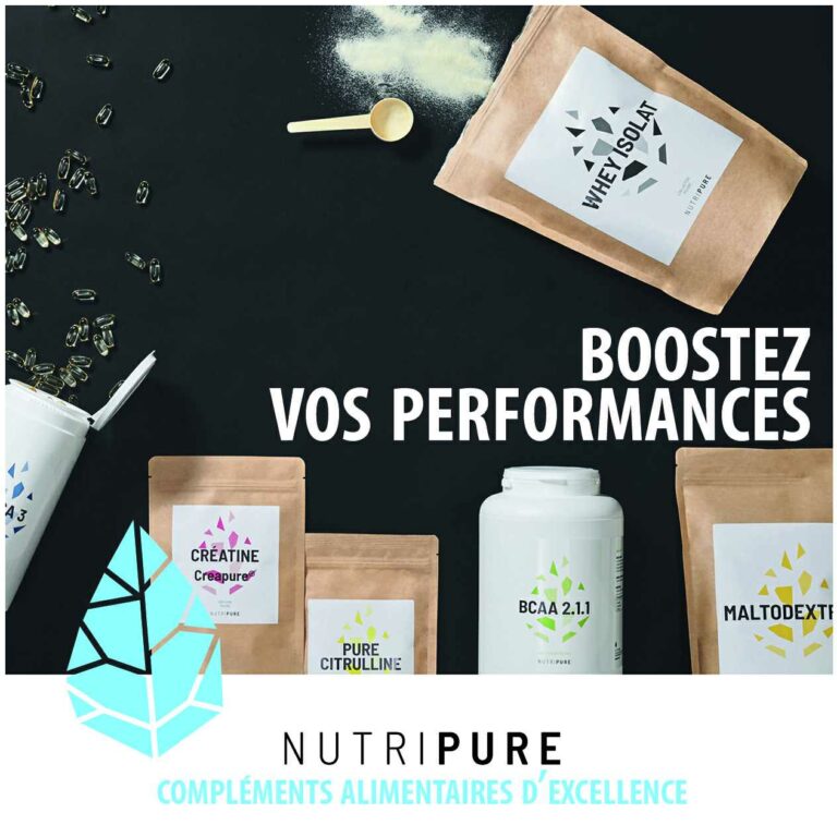 Quelques produits de la gamme musculation Nutripure