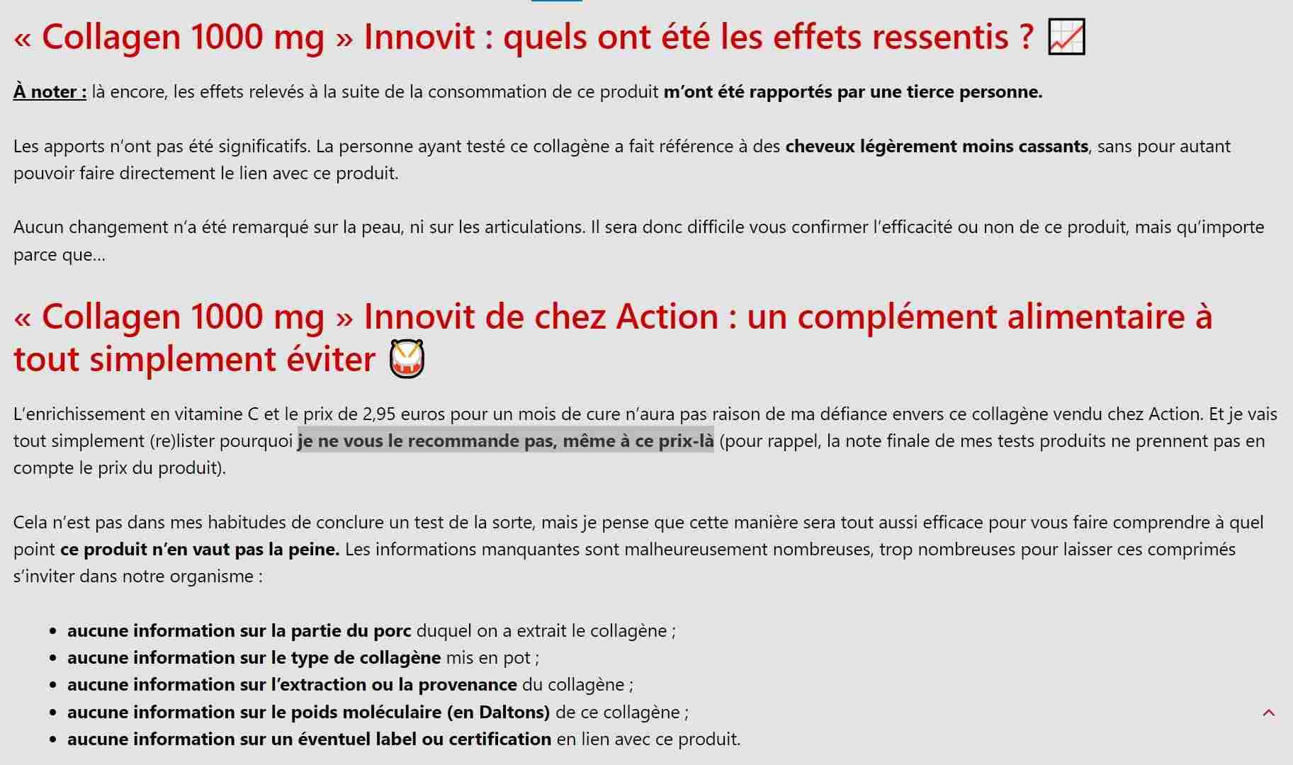 Capture d'écran d'une partie de l'un de mes articles faisant l'objet d'une paraphrase