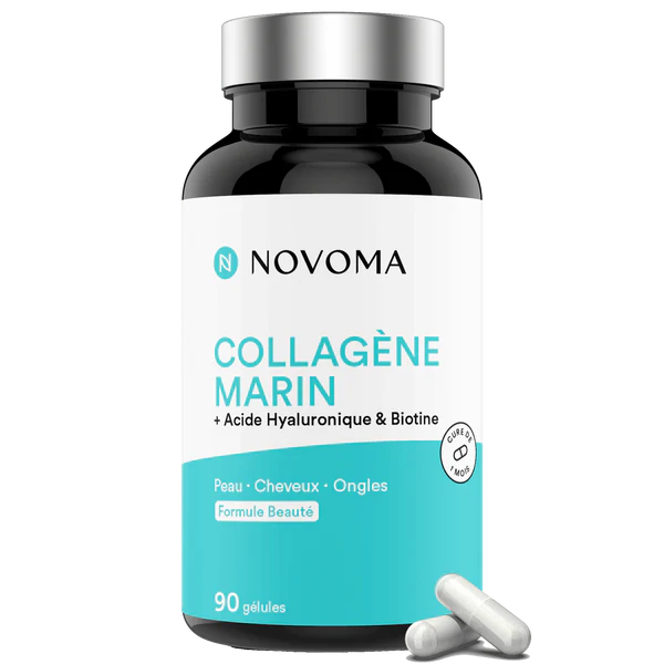 Photo des peptides de collagène marin de la marque Novoma