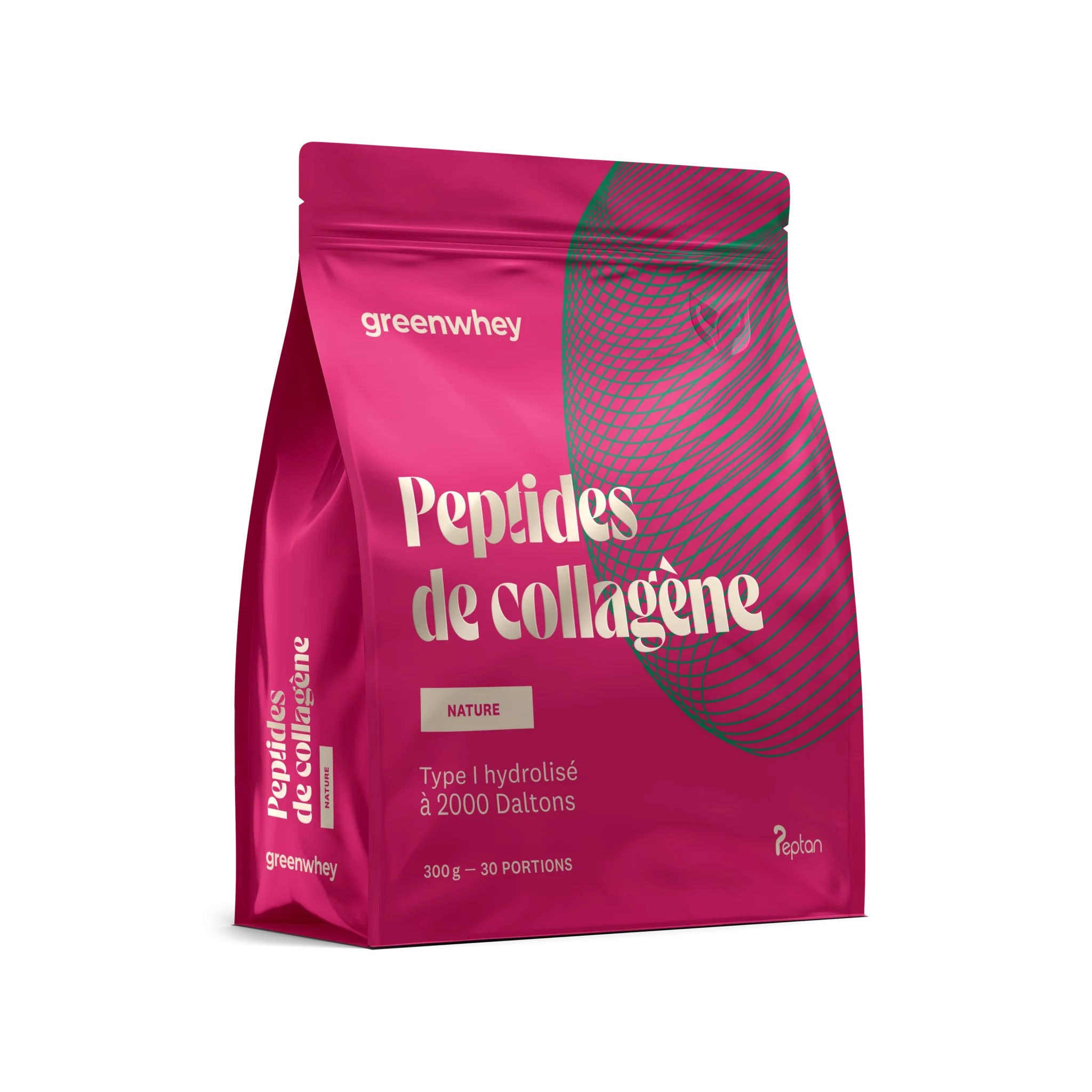 Photo des peptides de collagène Peptan de la marque GreenWhey