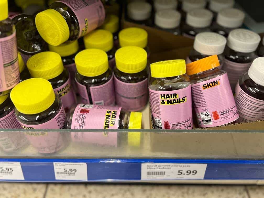 Hair Nails et Skin Gummies Beauty by Innovit marque avis magasin Action photo personnelle NabFit.fr