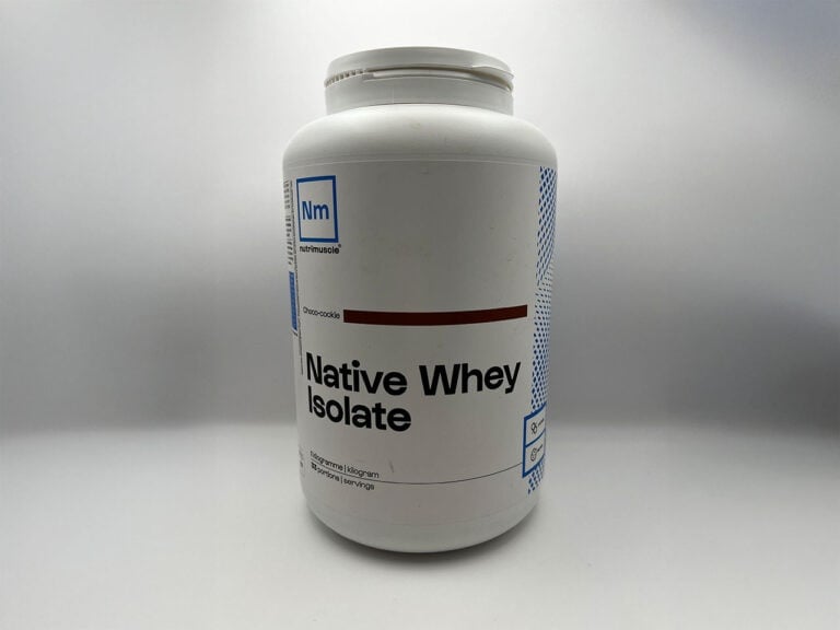 Native Whey Isolate Nutrimuscle encore meilleure whey native test et avis
