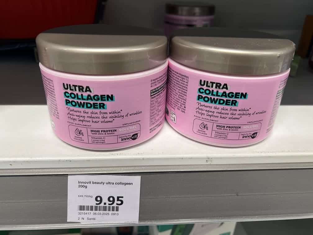 Ultra Collagen Powder Innovit avis photo personelle NabFit.fr Photo personnelle du collagène Ultra Collagen Powder de la marque de complément alimentaire Innovit