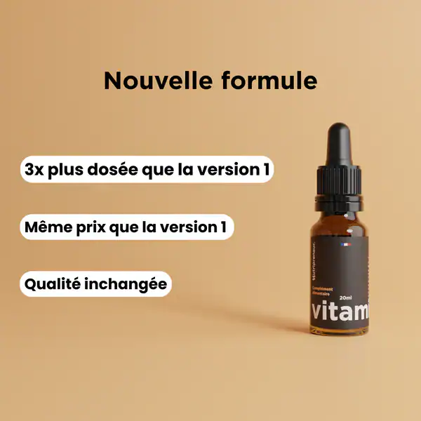 Illustration du complément alimentaire à base de vitamine D de la marque Nutripreneur