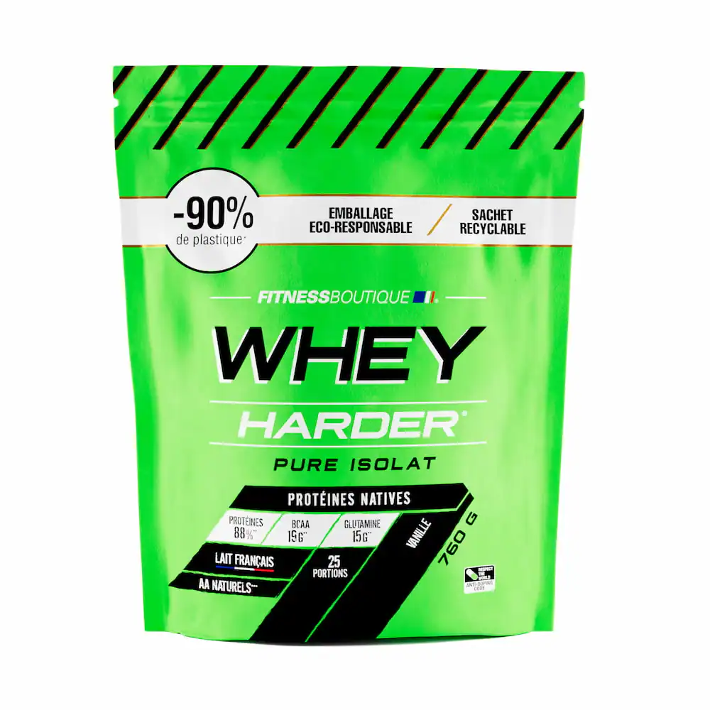 Whey Harder Pure Isolat produit FitnessBoutique