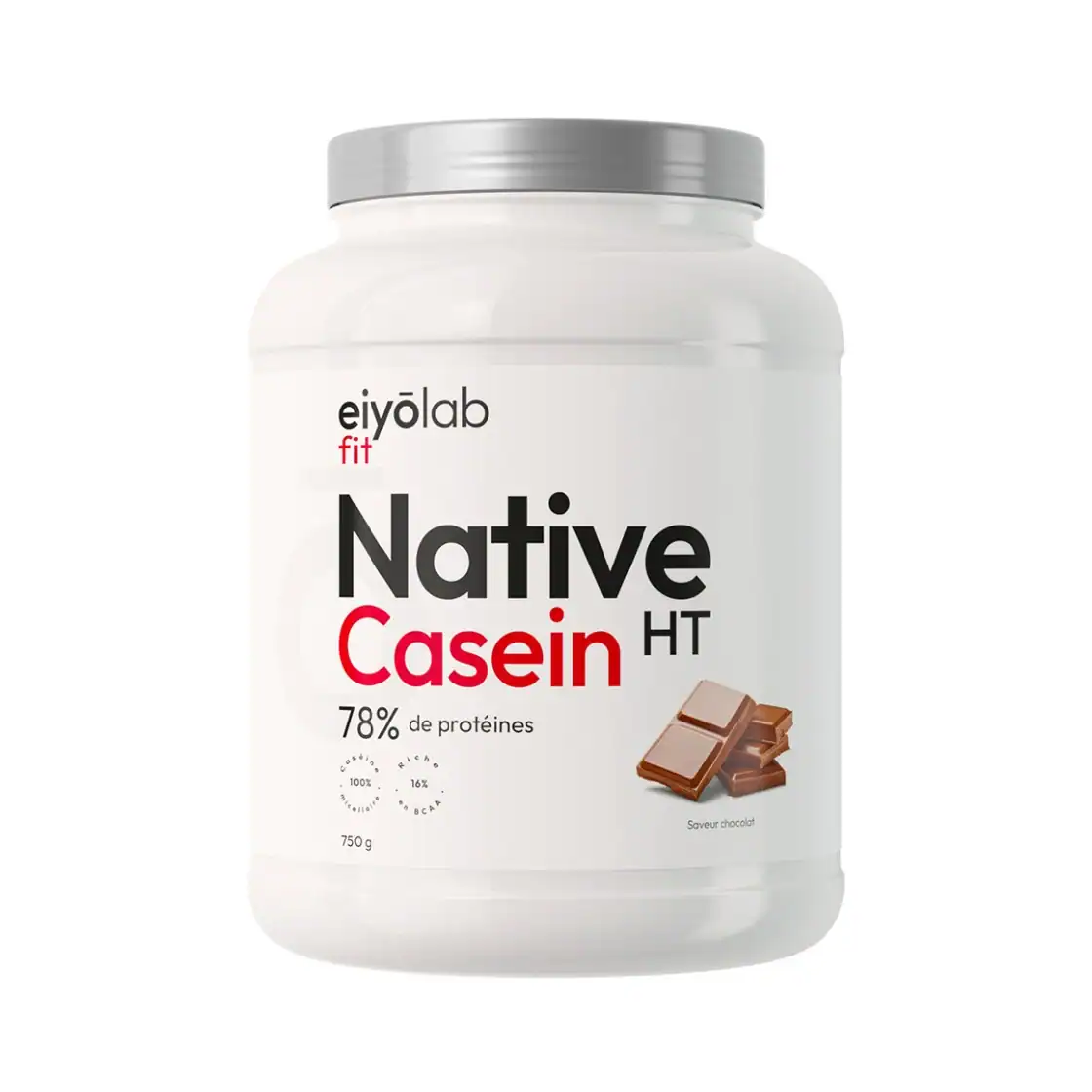 Native Casein HT Eiyolab saveur chocoat caseine micellaire