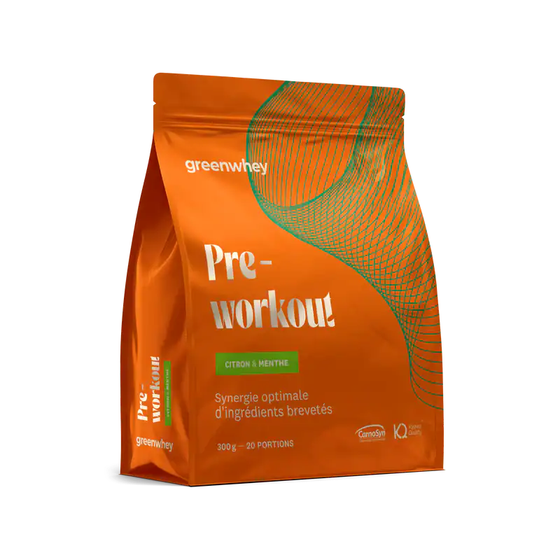 Pre Workout GreenWhey produit
