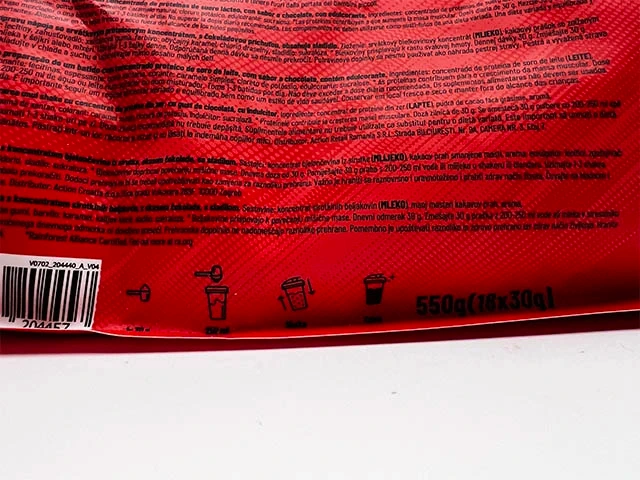 Whey Protein Accelerate Nutrition avis et test goût avant mélange Whey Protein Accelerate Nutrition avis et test gout avant melange