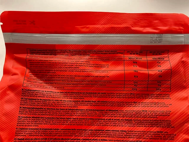 Whey Protein Accelerate Nutrition avis et test valeurs nutritionnelles protéines aminogramme Whey Protein Accelerate Nutrition avis et test valeurs nutritionnelles proteines aminogramme