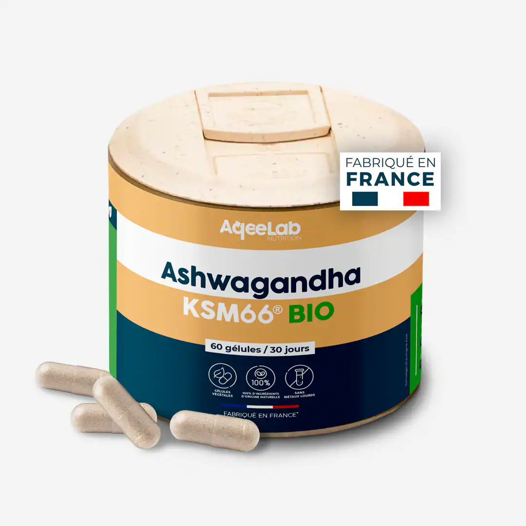 Illustration Native Whey Isolat de la marque AqeeLab Nutrition Ashwagandha KSM 66® Bio AqeeLab Nutrition produit