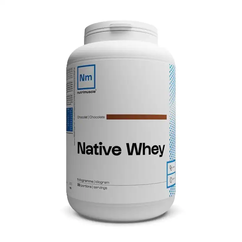 Native Whey Nutrimuscle produit Illustration du produit Native Whey de la marque Nutrimuscle