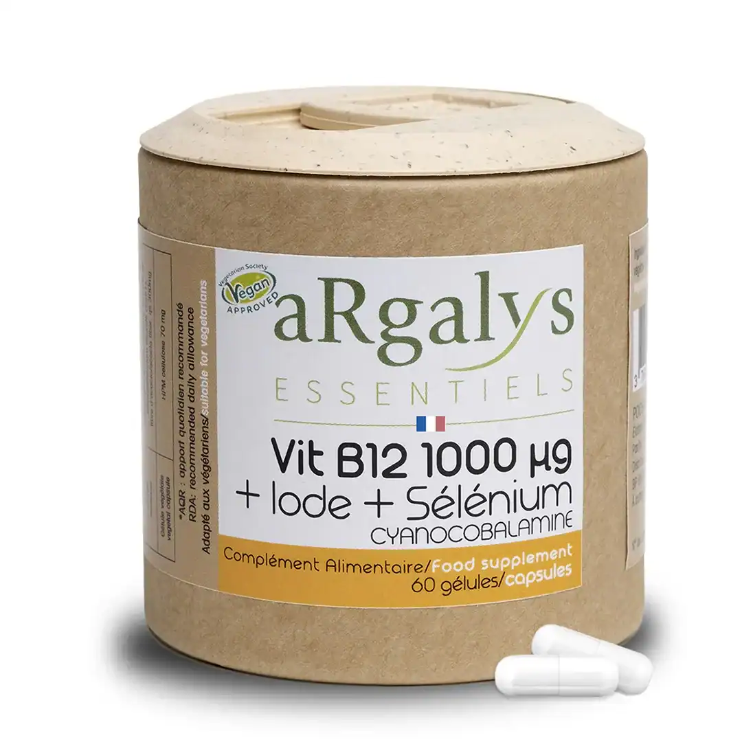 Vitamine B12 Iode Selenium Argalys produit