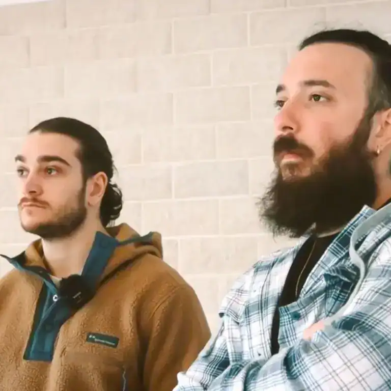 Photo personnelle des fondateurs Broadwhey Nutrition Alexis Mathieu et Avner Peres