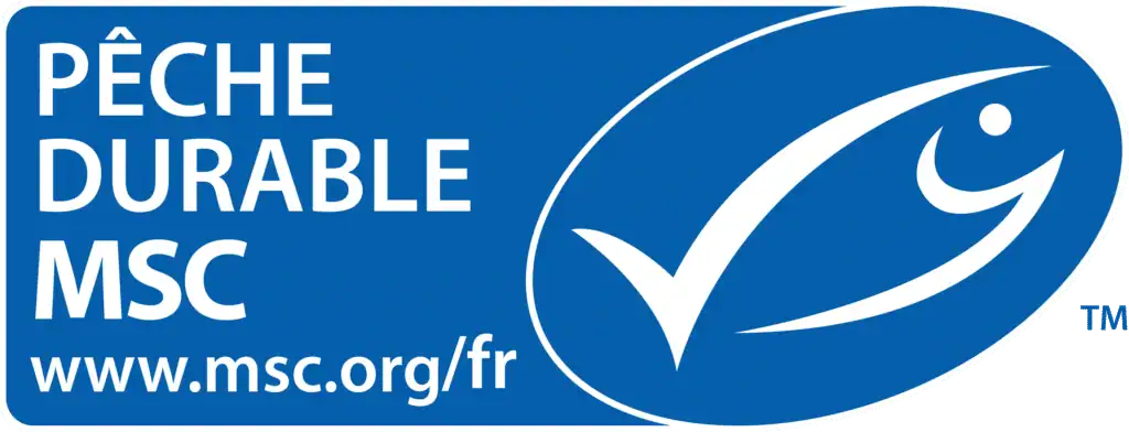 Logo MSC pêche durable Logo du label Pêche Durable MSC