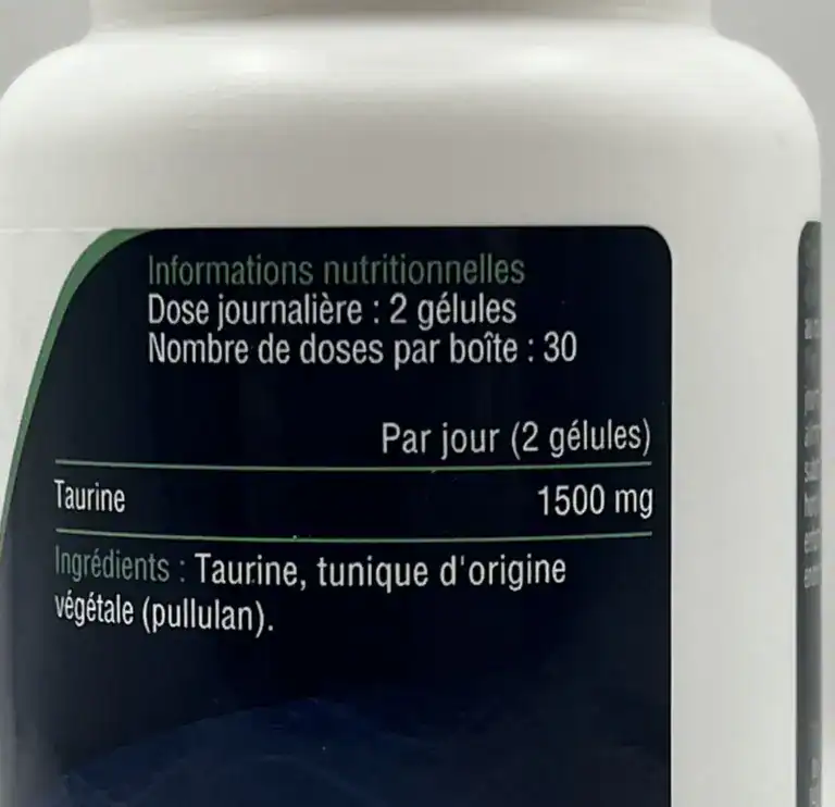 Taurine Dynveo complement pas cher et TRES efficace test avis composition ingredients
