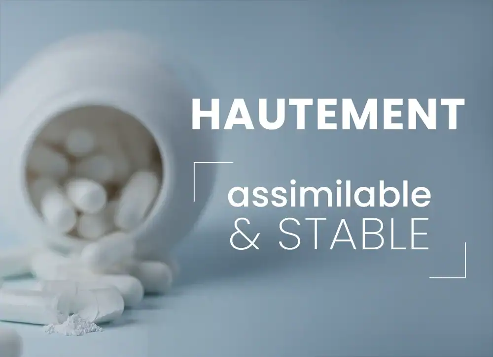 Illustration montrant la taurine de la marque de compléments alimentaires Dynveo