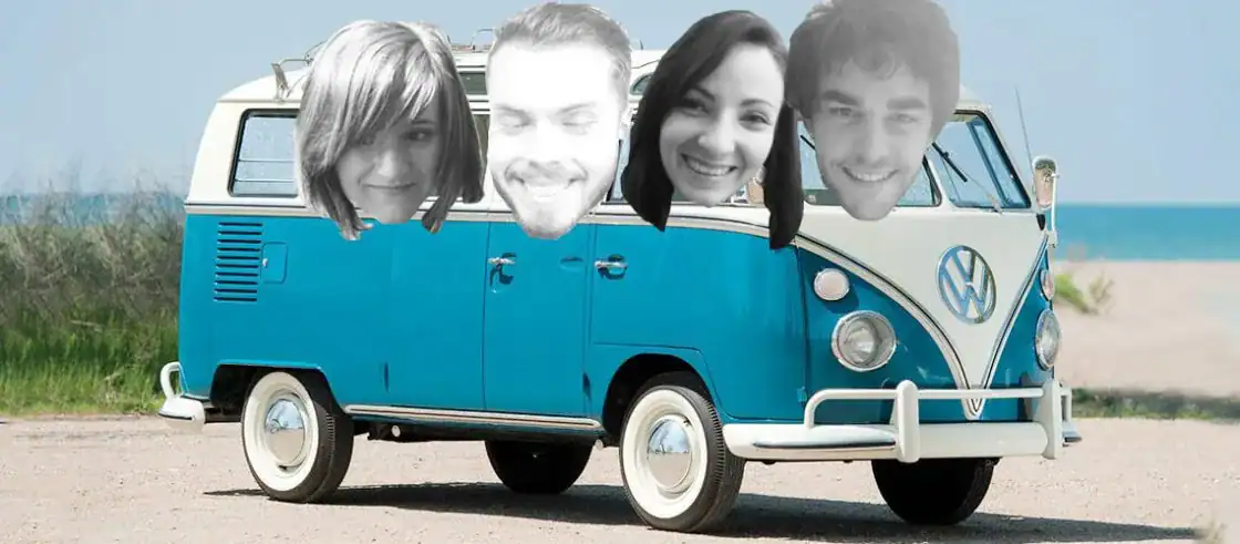 Illustration des fondateurs de la marque Vegalia