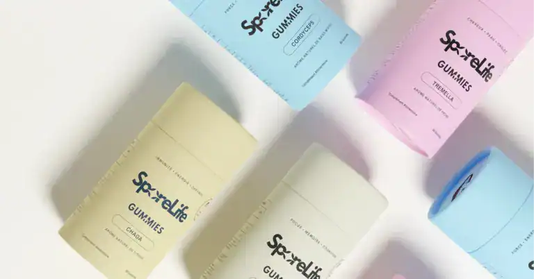 Format gummies produits compléments marque de compléments alimentaires SporeLife