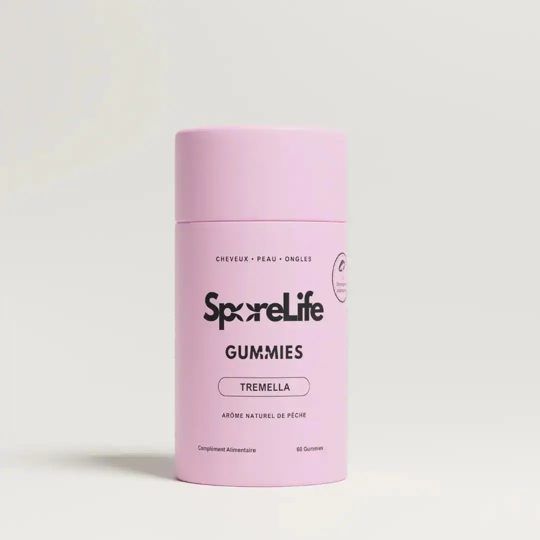 Gummies Tremella Éclat SporeLife — complément alimentaire beauté hydratation peau