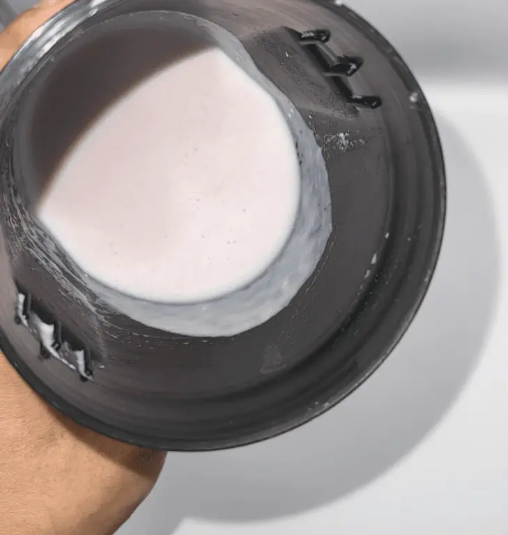 Milkshake protéiné GreenWhey vous allez apprécier protéine test avis complets goût miscibilité après mélange Photo personnelle NabFit.fr du Milkshake Protéiné GreenWhey, après mélange